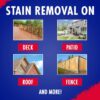 (2 pack)Outdoor Multi-Surface Cleaner Concentrate - Cleans Stains from Mildew, Mold & Algae, 1G