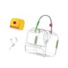 menolana Hamster -carry Bag Cage, Small Tier Carry Case, Guinea Pig Cage Outdoors, Hamster Travel Carrier for Chinchilla, Ferret, Mice, Mice green