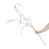 46.5-inch Artificial White-Brown Willow Flower Long Stem, for Indoor Use, by Mainstay, Set of 8