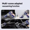 Handheld Vacuum Cleaner, 9000Pa Air Duster and Vacuum Cleaner with LED Light, Portable Cordless Car Vacuum with Multi-Nozzles, Mini Vacuum for Car, Office, Home