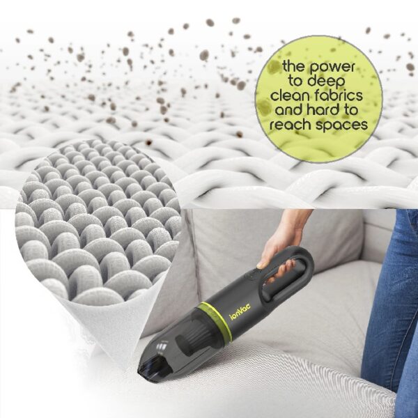 IonVac, Lightweight Handheld Cordless Vacuum Cleaner, USB Charging, Multi-Surface, New