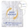 Extra Thick Queen Mattress Topper, Cooling Mattress Pad Cover, 2