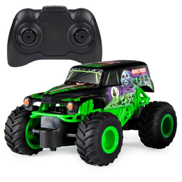 Official Grave Digger Remote Control Monster Truck, 1:24 Scale, 2.4 GHz, Kids Toys for Boys and Girls Ages 4 and up