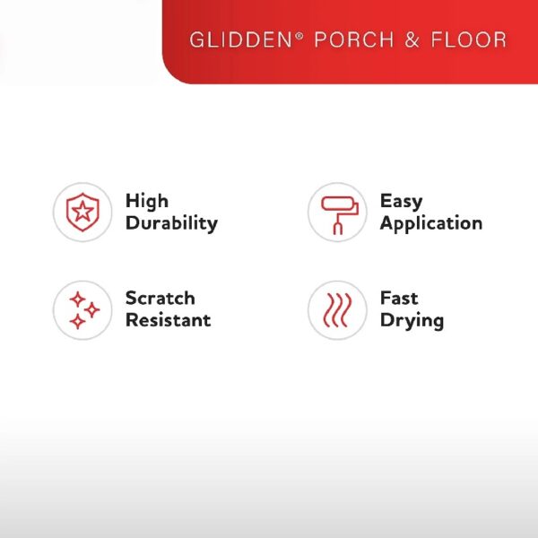 Porch & Floor 1 gal. Dark Gray Satin Interior / Exterior Paint with Primer