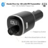 BTFM4-SP BTFREQ Universal Bluetooth Handsfree Car Kit w/ FM Transmitter & Dual USB Ports Blk