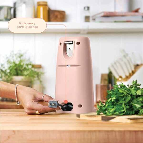 Easy-Prep Electric Can Opener, White Icing by Drew Barrymore
