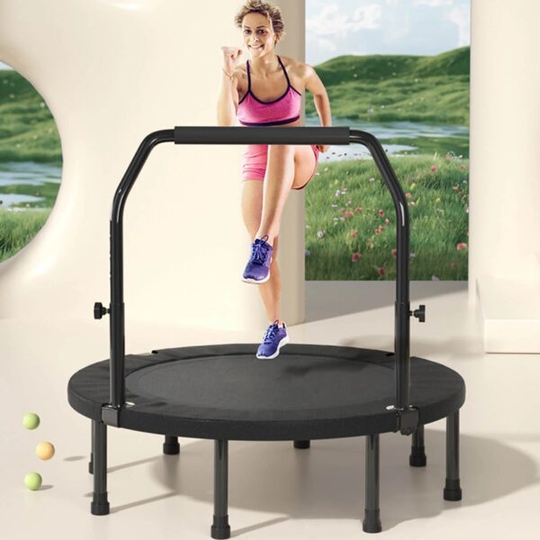 Mini Trampoline for Kids Adults Indoor Rebounder Exercise Fitness Training Sports Jump Mat Toy
