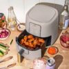3 Qt Air Fryer with TurboCrisp Technology, White Icing by Drew Barrymore