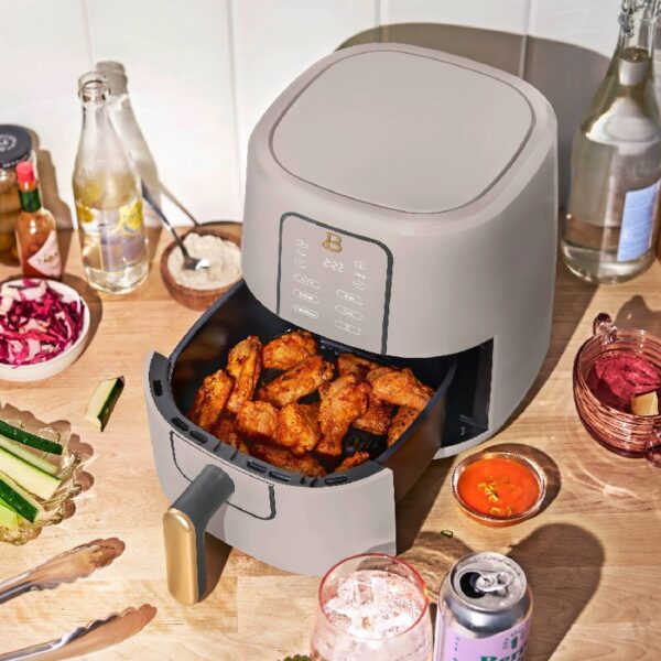 3 Qt Air Fryer with TurboCrisp Technology, White Icing by Drew Barrymore