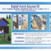 Rabbit Hutch. The Original Rabbit Hutch Bracket Kit by DIY Kit Company, LLC