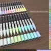 Tooli-Art Pastel Acrylic Paint Pens Multicolor Special Color Series Marker Set with 0.7mm Extra Fine Tip Set of 24