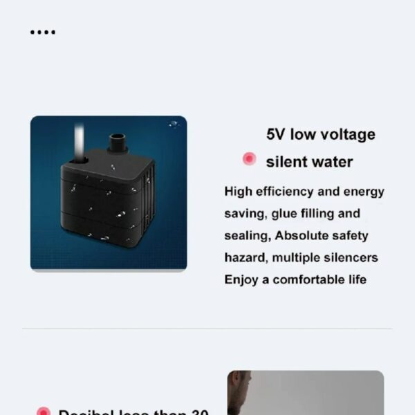 Aquarium Fish Tank No Water Change Self-circulating Ecological Fish Tank with Slient Pump Led Lamp