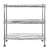 3 Tier Spice Storage Rack, Metal Wire Kitchen Shelving Unit ,18'' L x 8'' W x 18'' H