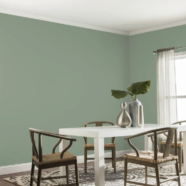 Spred Grab-N-Go Farm Fresh / Green Eggshell Interior Paint with Primer, 1 Gallon