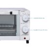 4 Slice Countertop Toaster Oven with 3 Settings, includes Baking Rack and Pan, Black, New