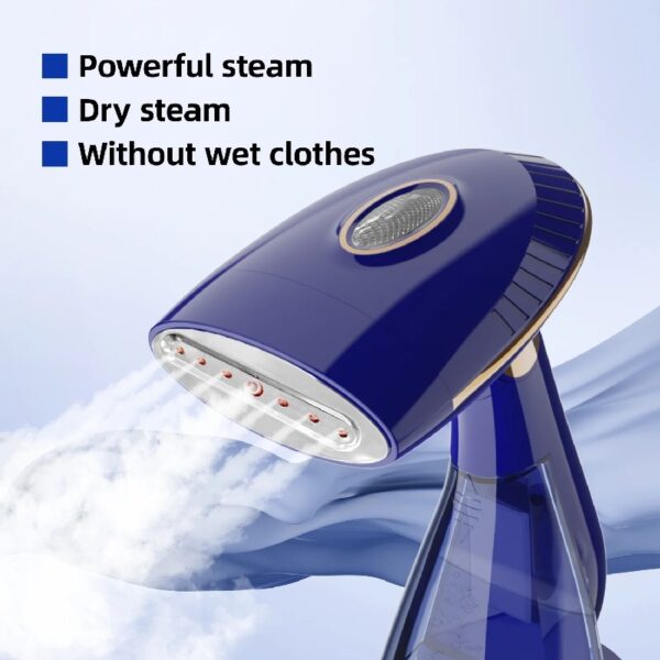 Steamer for Clothes, 1500W Handheld Clothing Steamer for Garment, 168/288ml Big Capacity Steam Iron, for Home, Office