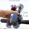 (2 pack) Motorcycle Phone Mount Bike Phone Holder, Auto Lock Adjustable Handlebar Phone Holder Mount for 4.7