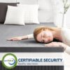 2 Inch Gel Memory Foam Mattress Topper Ventilated Soft Mattress Pad, Bed Topper, CertiPUR-US Certified, Twin Size, Purple