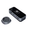 Solar Powered BT FM Transmitter with Remote via Multi-Input Compatible with Smartphone,3.5x2.5x0.875' 1 Unit Pack