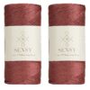 5 Skeins of Sensy Premium 2mm 251 Yards Polyester Rope 100% Polypropylene Cord Macrame Cord 2mm Crochet Bag Cord Macrame Rope Crochet Thread Gift for Knitter (Latte)