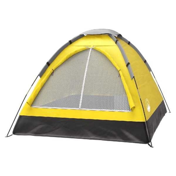 2-Person Dome Tent- Rain Fly & Carry Bag- Easy Set Up-Great for Camping Backpacking Hiking & Outdoor Music Festivals by Wakeman Outdoors (Orange)