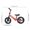 12 In Balance Bike for Kids 2-6 Years, Lightweight Toddler No Pedal Training Bike, Blue