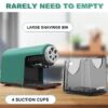 AFMAT Heavy Duty Electric Pencil Sharpener for Classroom,6 Holes, Electric Pencil Sharpeners for Home, Pencil Sharpener Plug in for 6-11mm Pencils,Auto Stop, Super Fast,Never Eat Pencils, New,Black