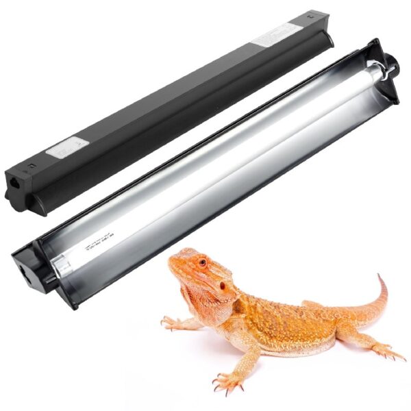 ECOSUB 24W T5 HO UVB Reptile Terrarium Habitat Lighting Kit, Black, 1 Count
