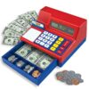 Learning Resources Pretend & Play Calculator Cash Register   Gift for Kids Ages 3 and Up