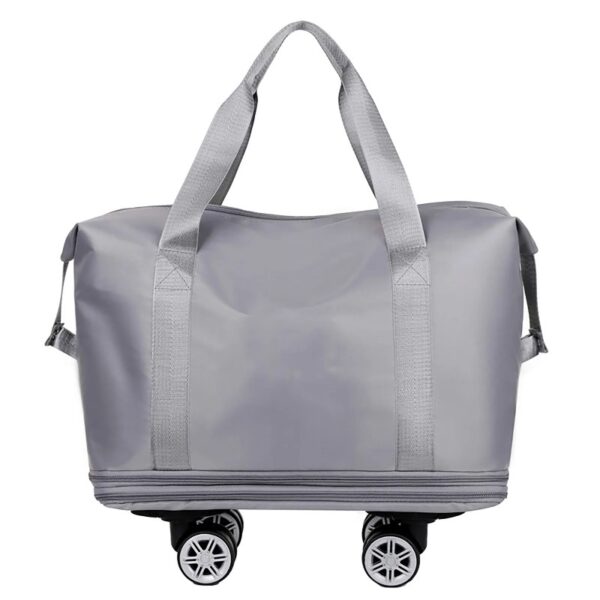 Expandable Luggage Bag With 360° Wheels Extra Large Capacity Wet/Dry Separation Ideal For Business Trips Gym Students And Travel
