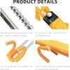 Steering Wheel Lock - Heavy Duty Antitheft Device and Car Security Lock with Adjustable Locking and 2 Keys -for Auto/SUV/Van/Truck