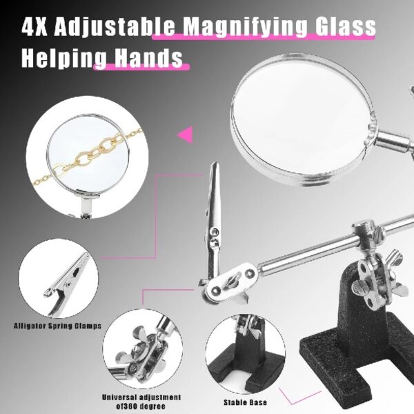 Kabuer Jewelry Making Kit for Adults, Tools, Charms, Wires, Findings, and More, All-Inclusive