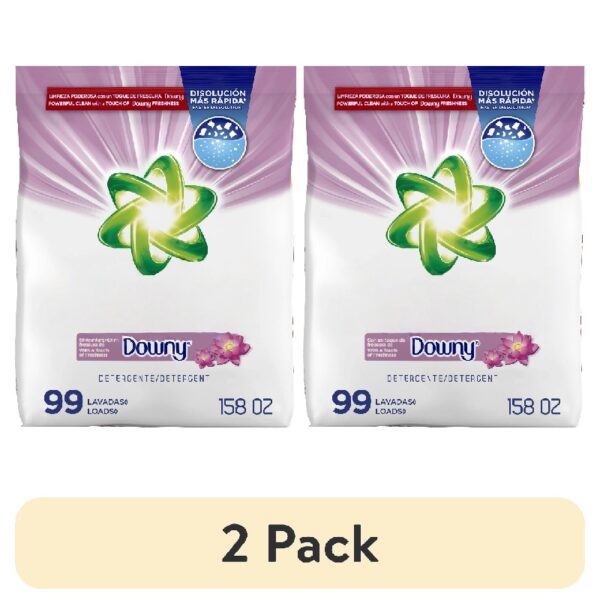 (2 pack) with a Touch of Downy Freshness Powder Laundry Detergent, 158 oz, 99 Loads