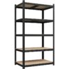 5-Tier Metal Boltless & Adjustable Storage Rack, Blue