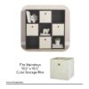 9 Cube Storage Organizer, Spring Pine