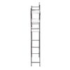 3-Shelf over the Toilet Steel Wall Mount Storage Shelf Unit, Black, Holds up to 30 lb Capacity