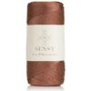 5 Skeins of Sensy Premium 2mm 251 Yards Polyester Rope 100% Polypropylene Cord Macrame Cord 2mm Crochet Bag Cord Macrame Rope Crochet Thread Gift for Knitter (Latte)
