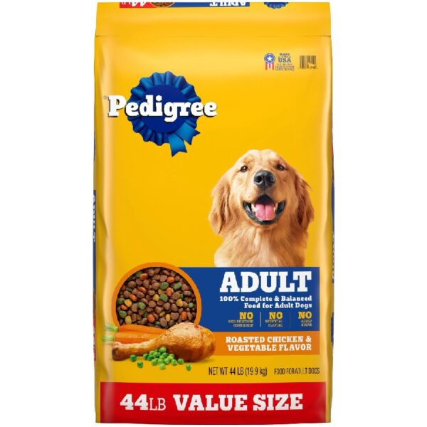 Complete Nutrition Adult Dry Dog Food Roasted Chicken, Rice & Vegetable Flavor Dog Kibble, 44 Lb
