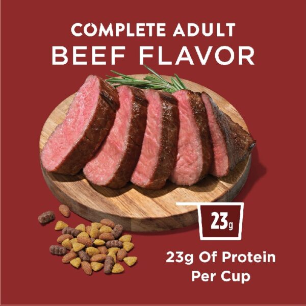 Purina  Complete Adult Dry Dog Food for Adult Dogs, Kibble Beef Flavor, 44 lb Bag