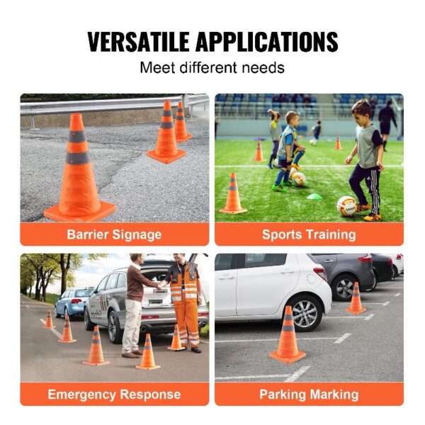 Safety Cones 4 pcs 18
