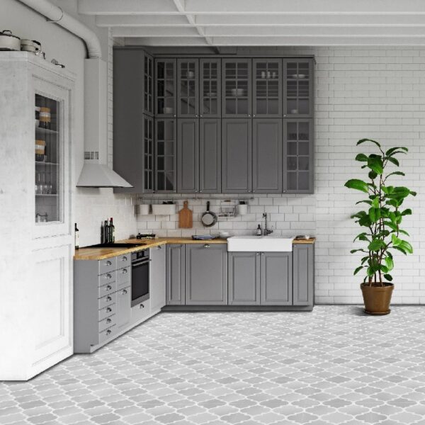 Retro Self Adhesive Vinyl Floor Tile - 20 Tiles/20 Sq. ft., 12 x 12, Slate Flooring Materials