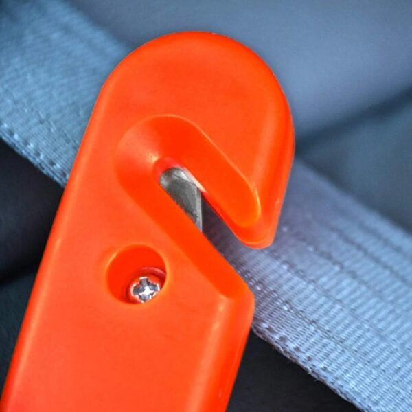 Bright Orange Seatbelt Cutter Window Breaker Emergency Escape Multi Tool