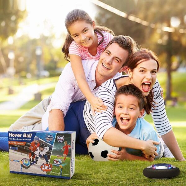 3-in-1 LED Soccer Hockey Bowling Set Indoor/Outdoor Toys, Gifts for 3 4 5 6 7 8+ Years Boy Girl