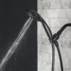 5-Setting Handheld Shower Head, Matte Black