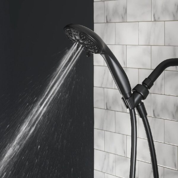 5-Setting Handheld Shower Head, Matte Black