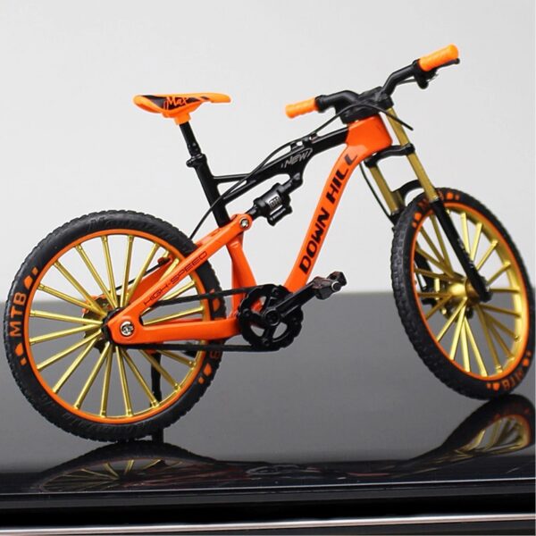 Postuois Bicycle Model 1:10 Scale Realistic Shape Alloy Downhill Mountain Bike Toy Birthday Gift