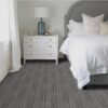 23.6-in x 196.8-in Vinyl Flooring Gark Gray Peel and Stick Roll Self Adhesive Vinyl Floor Wood Plank Flooring Wood Grain Floor