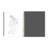 2025 Blue Sky Weekly/Monthly Planning Calendar, 8-1/2" x 11", Midnight Garden, January 2025 To December 2025