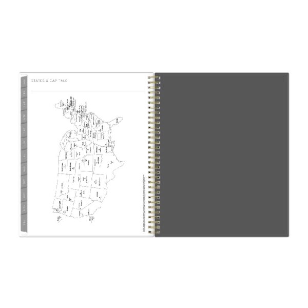 2025 Blue Sky Weekly/Monthly Planning Calendar, 8-1/2" x 11", Midnight Garden, January 2025 To December 2025