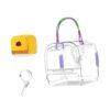 menolana Hamster -carry Bag Cage, Small Tier Carry Case, Guinea Pig Cage Outdoors, Hamster Travel Carrier for Chinchilla, Ferret, Mice, Mice green